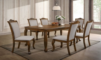 DELINE 9 PIC DINNING WITH 2 ARM CHAIR